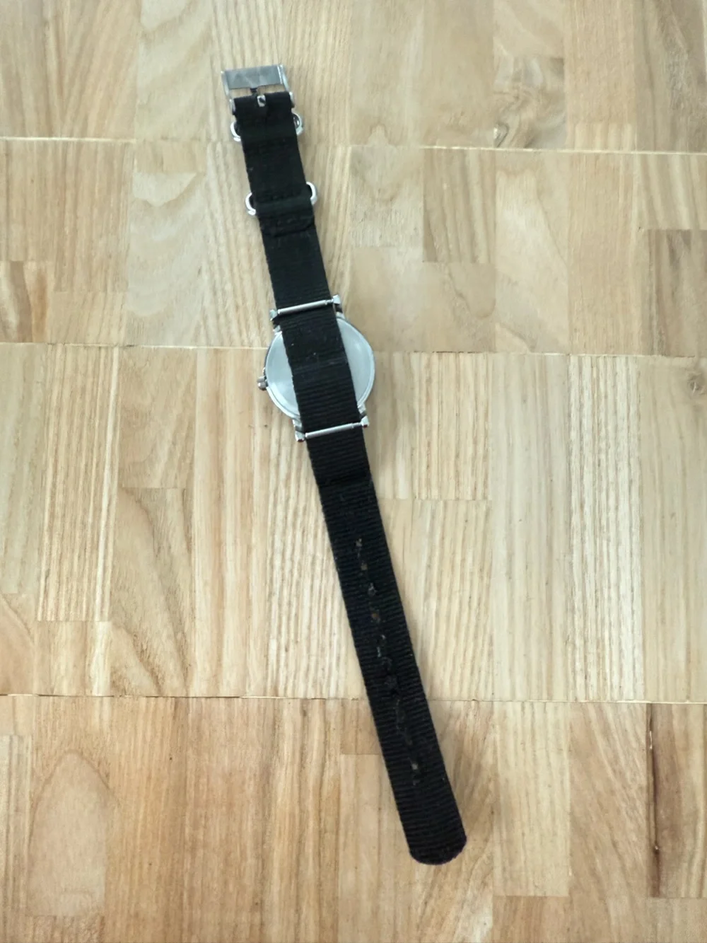 Timex ladies black dial rainbow numbers weekender watch NEW BATTERY